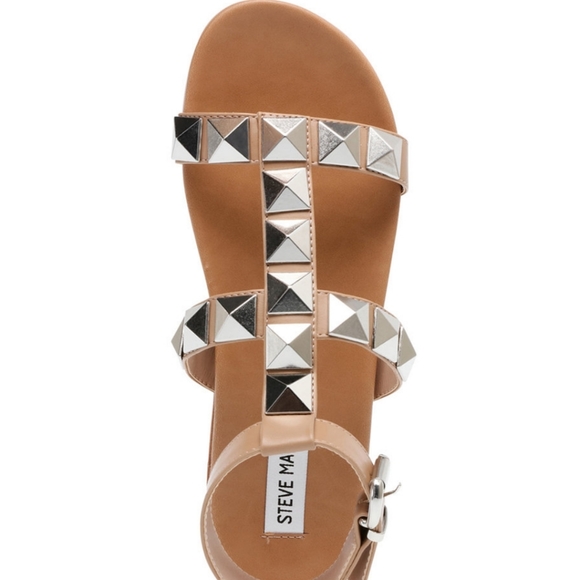 steve madden women's daft studded gladiator sandals
